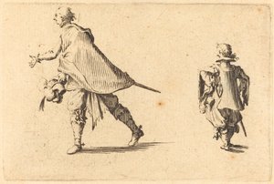 Gentleman and His Page by Jacques Callot