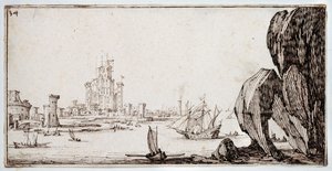 Harbour by Jacques Callot