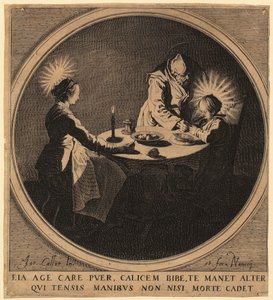 Holy Family at the Table by Jacques Callot