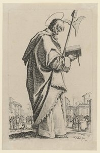 Saint Matthias, Sheet 13 from the Series "Jesus, the Twelve Apostles and Mary"