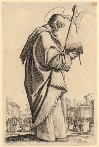 Saint Philip, Sheet 11 from the Series "Jesus, the Twelve Apostles and Mary" by Jacques Callot