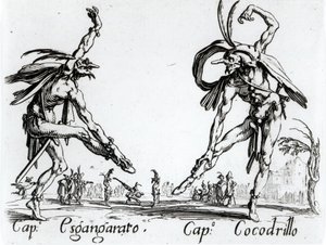 I Balli de Spessanei, or Le Grande Chasse (engraving) by Jacques Callot