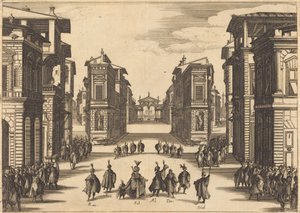 Il Solimano, Act IV by Jacques Callot