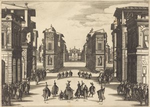 Il Solimano, Act IV by Jacques Callot