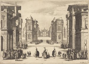Il Solimano, Act I by Jacques Callot