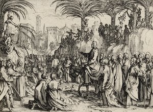 Jesus Enters Jerusalem, 1635 by Jacques Callot