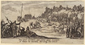 Crucifixion, Plate 7 from the Series "The Great Passion" by Jacques Callot