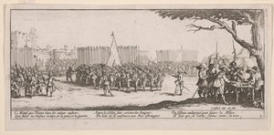 Enrolling the Troops, Illustration from The Large Miseries of War by Jacques Callot