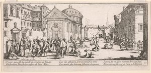 The Hospital, illustration from The Large Miseries of War by Jacques Callot