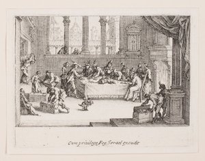 The Apportioning of the Fortune, from the Series The Life of the by Jacques Callot