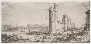 The Two Great Views of Paris: View of the Pont Neuf, 1628-1630