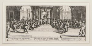 The Great Miseries of War: No. 18 - Distribution of Rewards by Jacques Callot