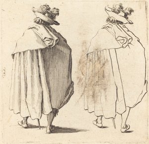 Man in Cloak, Seen from Behind