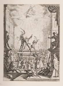 Martyrdom of St. Andrew, no. 5 from The Martyrdom of the Apostles by Jacques Callot