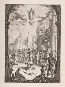 Martyrdom of St. Jacques, No.3 from The Martyrdom of the Apostles by Jacques Callot