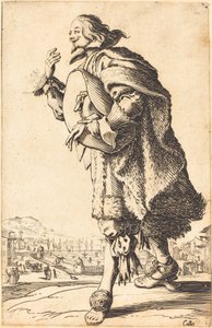 Noble Man with Felt Hat, Bowing by Jacques Callot