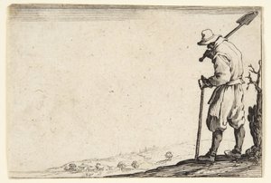 Peasant Carrying a Spade on his Shoulder