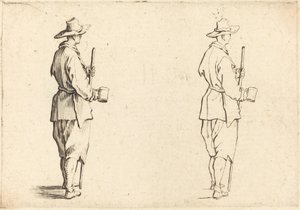 Peasant with a Cup by Jacques Callot