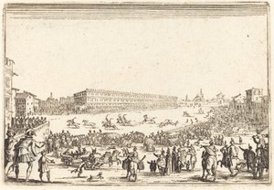 Piazza Santa Croce, Florence, c. 1622