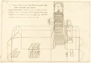 Plan and Elevation of the Church of the Madonna