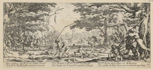 Revenge of the Peasants, Plate 17 from the Series "Horrors of War" by Jacques Callot
