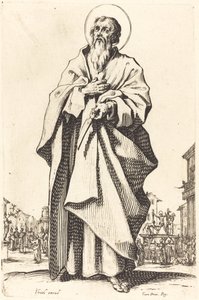 Saint Bartholomew, published 1631 by Jacques Callot