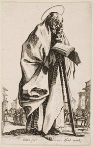 St. Simon, from the series “The Large Apostles” by Jacques Callot