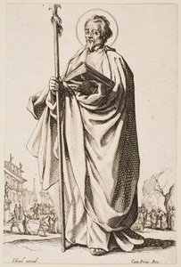 St. Thomas, from the series “The Large Apostles” by Jacques Callot