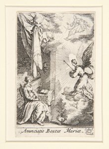 The Annunciation, No. 5 from The Life of the Virgin by Jacques Callot