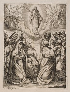 The Ascension of Jesus, from the series "Pictures of Rome" by Jacques Callot