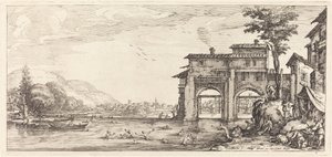 The Bathers, probably c. 1630 by Jacques Callot