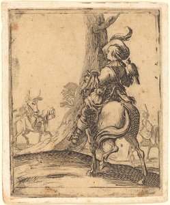 The Falconer by Jacques Callot
