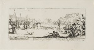 The Firing Squad, Plate Twelve from The Miseries of War by Jacques Callot