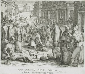 The Grain Weighers by Jacques Callot