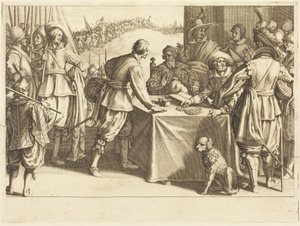 The Hiring of the Troops by Jacques Callot