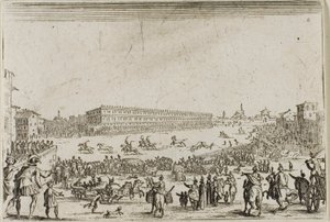 The Horse Race at the Pitti Palace, in Florence, from The Caprices