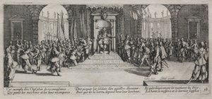 The Large Miseries of War: Distribution of Recompense by Jacques Callot
