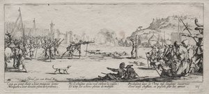 The Large Miseries of War: The Firing Squad by Jacques Callot