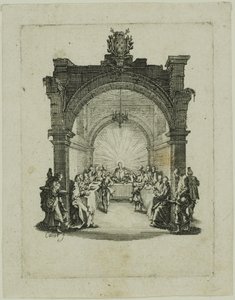 The Last Supper, from The Small Passion by Jacques Callot