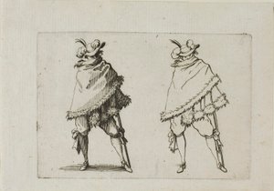 The Man Wrapped in his Coat, from The Caprices by Jacques Callot