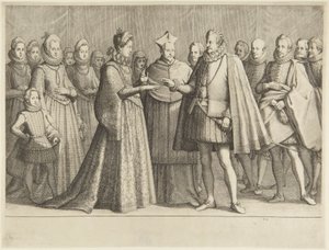 The Marriage of Ferdinand I by Jacques Callot