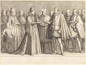 The Marriage of Ferdinando and Christine of Lorraine by Jacques Callot