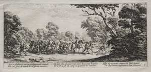 The Miseries of War: Arrest of Malefactors, 1633 by Jacques Callot