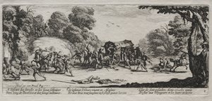 The Miseries of War: Highway Robbery by Jacques Callot