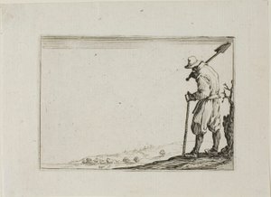 The Peasant Carrying His Shovel on His Shoulder, from The Caprices