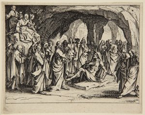 The Resurrection of Lazarus by Jacques Callot