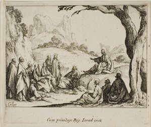 The Sermon on the Mount, from The New Testament by Jacques Callot