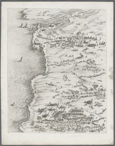 The Siege of La Rochelle: Plate 5 by Jacques Callot