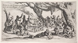 The Bohemians: The Stopping Place: The Feast of the Bohemians by Jacques Callot
