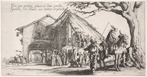 The Bohemians: The Stopping Place: The Fortune Teller by Jacques Callot